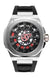 DWISS M3S Automatic Swiss Made watch with mysterious hours Black red SWISS MADE AUTOMATIC WRIST WATCH WITH DWISS SIGNATURE MYSTERIOUS HOURS.