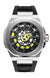 DWISS M3S Automatic Swiss Made watch with mysterious hours Black Yellow. SWISS MADE AUTOMATIC WRIST WATCH WITH DWISS SIGNATURE MYSTERIOUS HOURS.