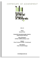 DWISS, the most design awarded Swiss microbrand won the IDA International product design in 2012