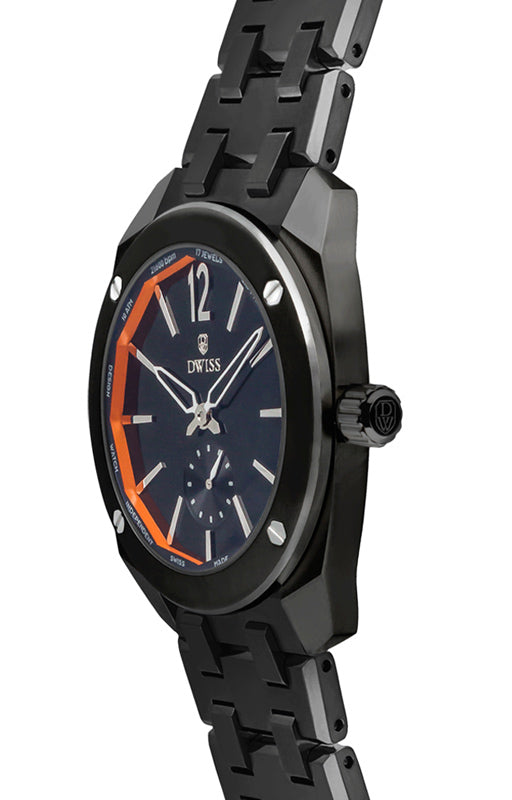 RS1-BB-Mechanical w/ bracelet with DWISS hand wound mechanical swiss made watch using Peseux 7001