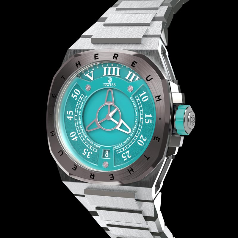 DWISS NFT 10’000 hyper-realistic watch renderings inspired on the real watches by the Swiss design awarded microbrand DWISS