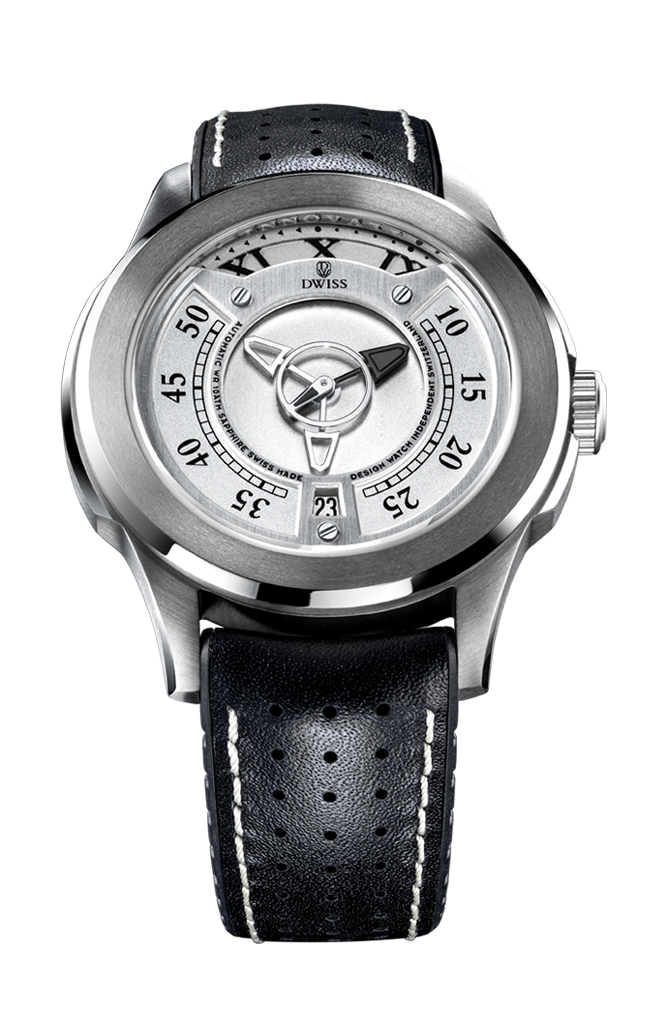 DWISS Swiss made watch the world's first Niobium watch, with mysterious hours display