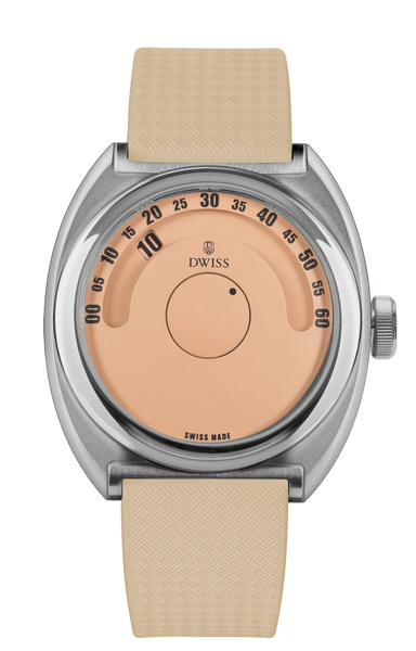 DWISS S1 Salmon Wandering Hours Automatic Swiss Made Watch