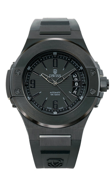 M1 All Black Automatic Swiss made watch – DWISS