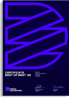 DWISS, the most design awarded Swiss microbrand won the Design Masterprize award 2025