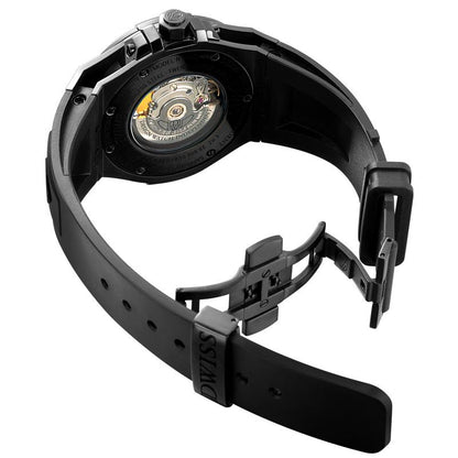 DWISS M1 All Black - Limited Edition, Design Awarded Luxury Swiss Made Watches With Innovative Time Reading Systems