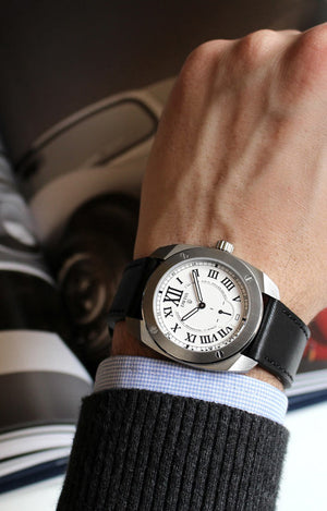 RC1-SW-Mechanical w/ Strap with DWISS hand wound mechanical swiss made watch using Peseux 7001