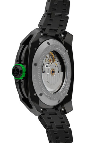 RS1-BG-Automatic w/ bracelet- design awarded automatic swiss made watch with DWISS signature time display