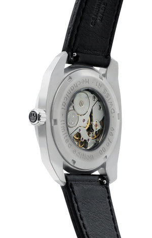 RS1-SB-Mechanical w/ Strap with DWISS hand wound mechanical swiss made watch using Peseux 7001