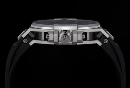  DWISS M1 Silver Limited Edition and design awarded Luxury Swiss Made Watches With Innovative Time Reading Systems 